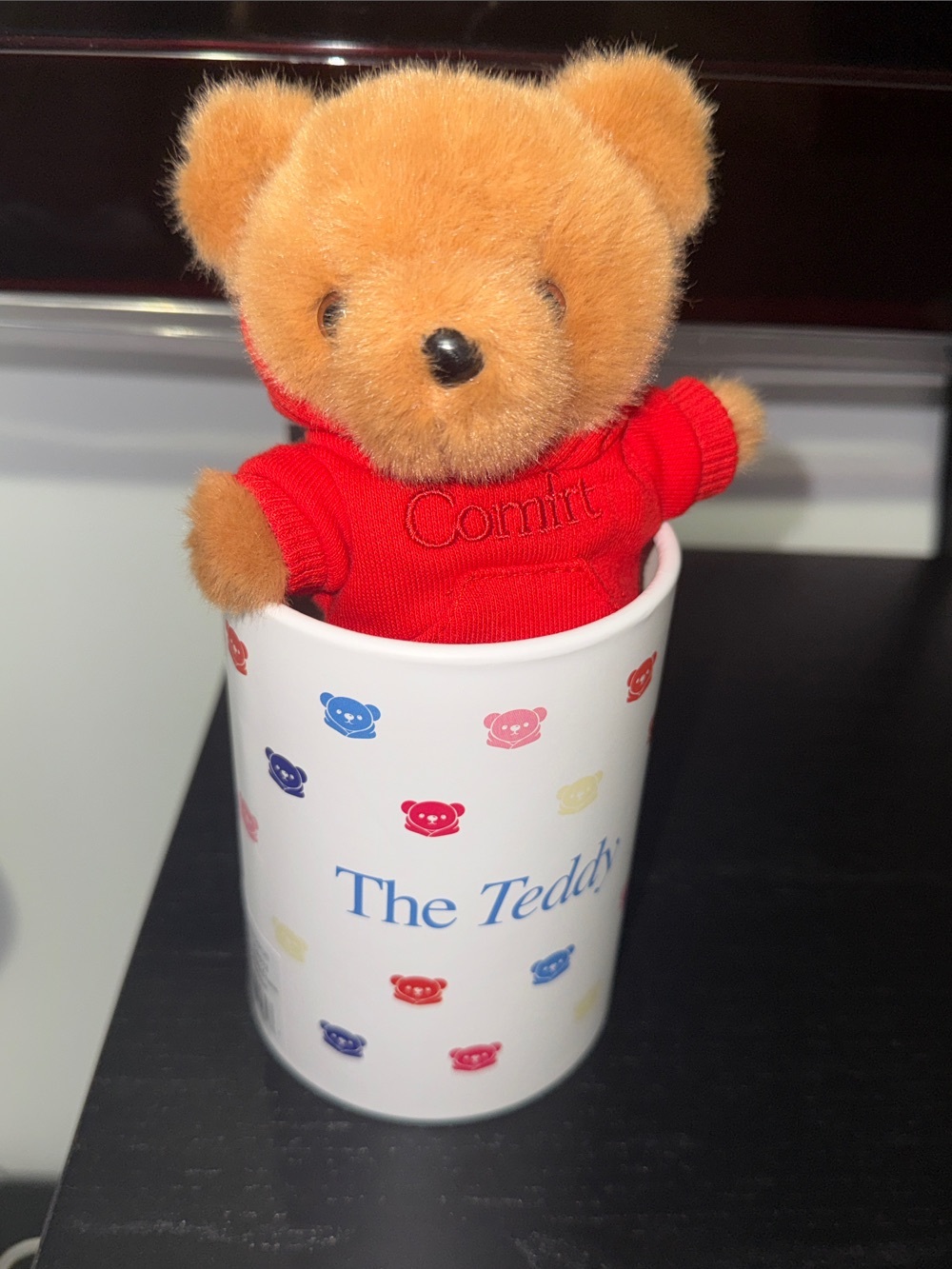 Comfrt Teddy Bear Keychain - Crimson